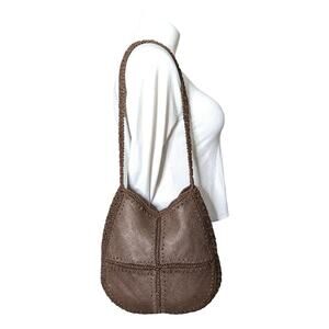 Patchwork Woven Hobo Bag Purse Shoulder Bag Boho Cottagecore Vacation‎ 2for30nbv